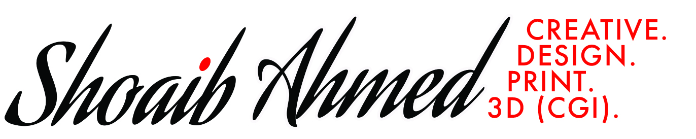 Shoaib Ahmed - Creative . Design . Print . 3D